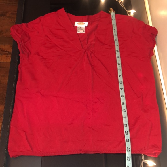 Very Sweetly Made Talbots Stitched Blouse - Picture 5 of 6